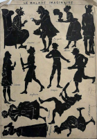 le malade imaginaire planche d`ombres chinoises théâtre d`ombres silhouettes marionnettes free