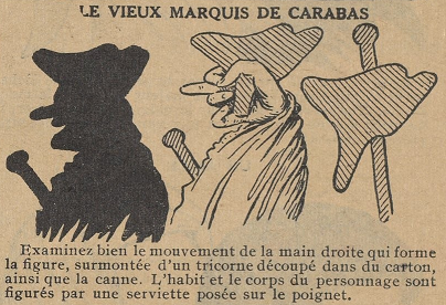 Marquis de Carabas, home, ombromanie, théâtre d`ombres, ombres chinoises, silhouettes, marionnettes, free