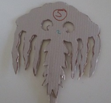 meduse, ombre chinoise, theatre d`ombres, marionnettes, silhouette, découpage pochoir, free