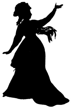 dame, femme, ombres chinoises, silhouettes, marionnettes, theatre d`ombres, free