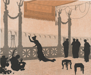 femme ombres chinoises theatre d`ombres silhouettes marionnettes free