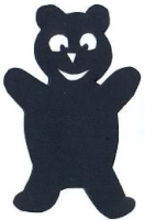 ours en peluche ombres chinoises théâtre d`ombres silhouettes marionnettes free