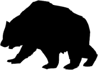 ours brun ombres chinoises théâtre d`ombres silhouettes marionnettes free