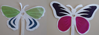 papillons, ombre chinoise, theatre d`ombres, marionnettes, silhouette, découpage pochoir, free