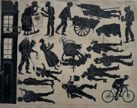 poisson d`avril planche pièce ombres chinoises théâtre d`ombres silhouettes marionnettes free