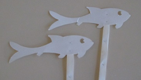poissons, ombre chinoise, theatre d`ombres, marionnettes, silhouette, découpage pochoir, free