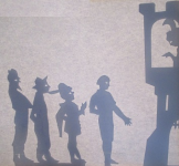 hommes femme ombres chinoises théâtre d`ombres silhouettes marionnettes free