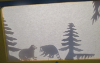 ratons laveurs foret ombres chinoises théâtre d`ombres silhouettes marionnettes free