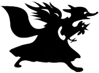 renarde coq ombres chinoises théâtre d`ombres silhouettes marionnettes free