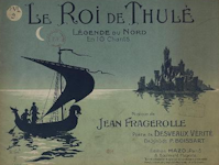 le roi de thule, couverture, ombre chinoise, theatre d`ombres, marionnettes, silhouette, découpage pochoir, free