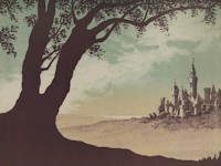 arbre, ville, décor, ombre chinoise, theatre d`ombres, marionnettes, silhouette, découpage pochoir, free