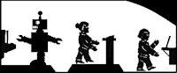 fusée, salle de commande, personnages, espace, ombre chinoise, theatre d`ombres, marionnettes, silhouette, découpage pochoir, free