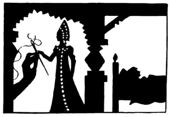 Les trois flèches, conte russe, ombres chinoises, théâtre d`ombres, marionnettes silhouette, tsar, roi, prince, princesse, couple