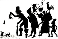 tapin le lievre, ombre chinoise, theatre d`ombres, marionnettes, silhouette, découpage pochoir, free