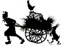 tapin le lievre, saynete, ombre chinoise, theatre d`ombres, marionnettes, silhouette, découpage pochoir, free