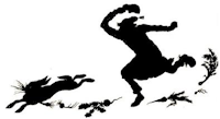 tapin le lievre, saynete, ombre chinoise, theatre d`ombres, marionnettes, silhouette, découpage pochoir, free