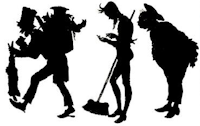 tapin le lievre, saynete, ombre chinoise, theatre d`ombres, marionnettes, silhouette, découpage pochoir, free