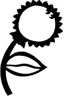 tournesol fleur ombres chinoises théâtre d`ombres silhouettes marionnettes free