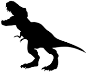 T Rex ombres chinoises theatre d`ombres silhouettes marionnettes free