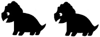 triceratops ombres chinoises theatre d`ombres silhouettes marionnettes free
