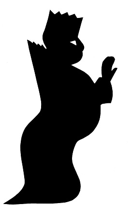 Ubu Roi, Roi Venceslas, ombre chinoise, silhouette, marionnette, homme, chinese shadows, schatten figuren, alfred jarry, free